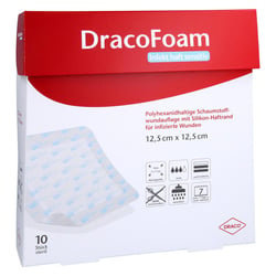 Dracofoam Infekt haft sensitiv Wundauf.12,5x12,5 cm