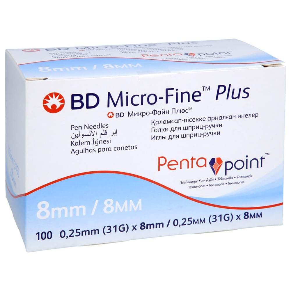 BD Micro-fine+ Pen-Nadeln 0,25x8 mm 31 G