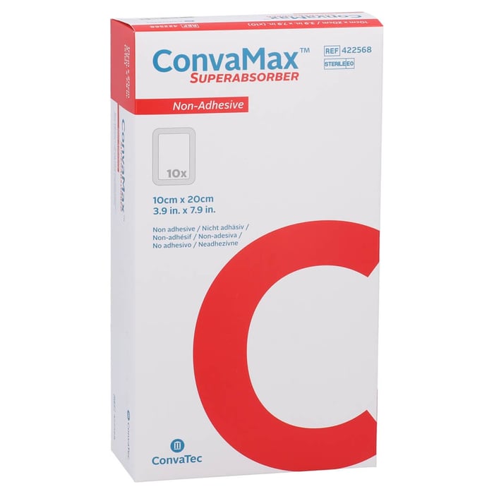 Convamax Superabsorber nicht adh siv 10x20 cm