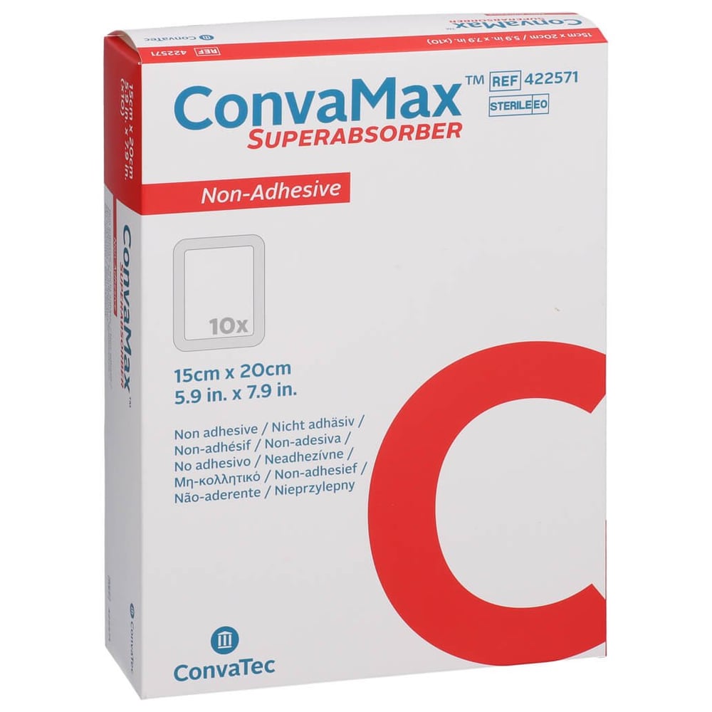 Convamax Superabsorber nicht adh siv 15x20 cm