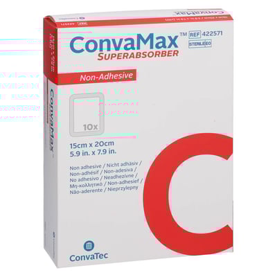 Convamax Superabsorber nicht adh siv 15x20 cm