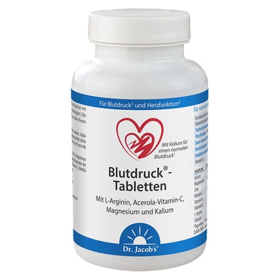 Dr. Jacob's Blutdruck-Tabletten mit Arginin Kalium Magnesium Produktbild 1