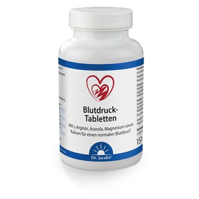 Dr. Jacob's Blutdruck-Tabletten mit Arginin Kalium Magnesium