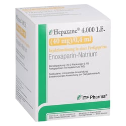 Hepaxane 4000 I.E. (40 mg)/0,4 ml Injektionslösung