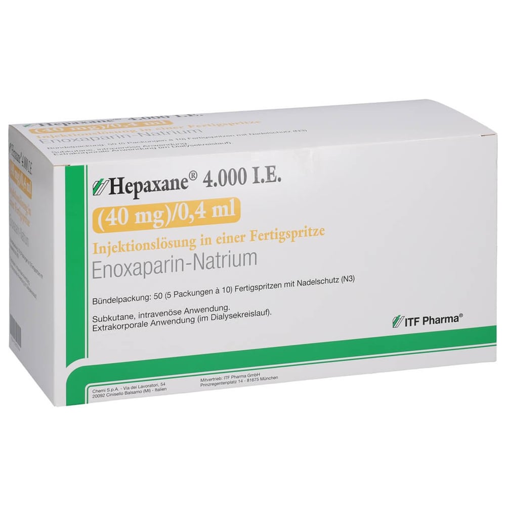 Hepaxane 4000 I.E. (40 mg)/0,4 ml Injektionslösung