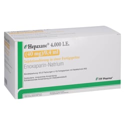 Hepaxane 4000 I.E. (40 mg)/0,4 ml Injektionslösung