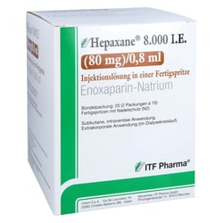 Hepaxane 8000 I.E. (80 mg)/0,8 ml Injektionslösung