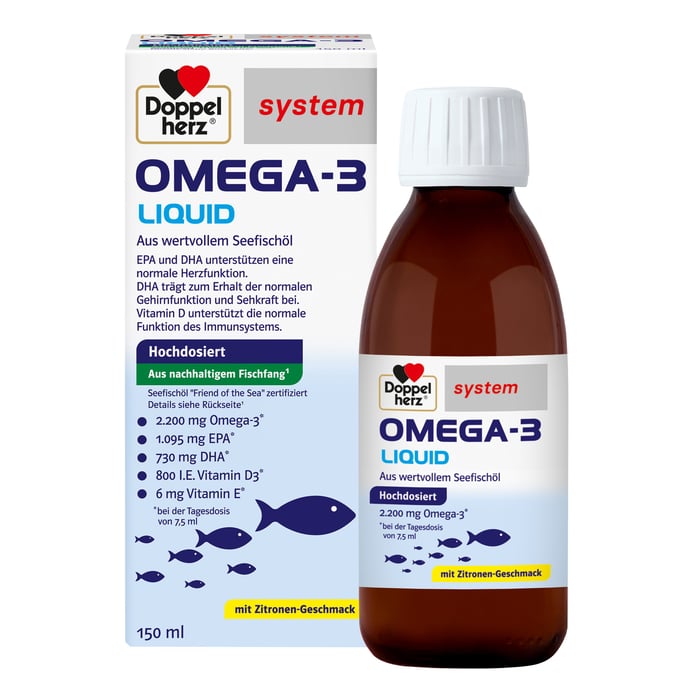 Doppelherz Omega-3 Liquid system