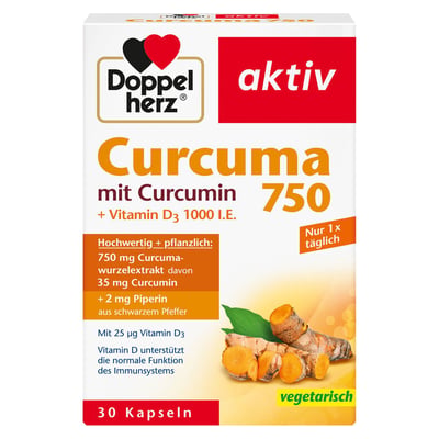 Doppelherz Curcuma 750 Produktbild 1