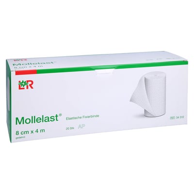 Mollelast Binden 8 cmx4 m weiß