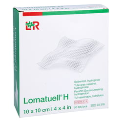 Lomatuell H 10x10 cm Steril + Prisoma