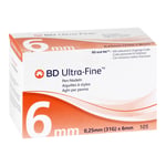 BD Ultra Fine 0,25x6 mm Produktbild 1