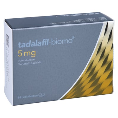 Tadalafil-biomo 5 mg Filmtabletten Produktbild 1