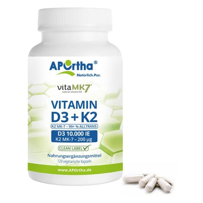 Aportha Vi D3+k2 250+200ug