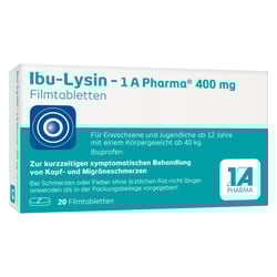 Ibu-Lysin 1A Pharma 400 mg