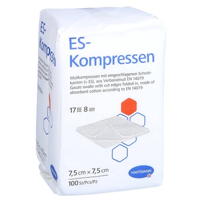 ES-Kompressen unsteril 7,5x7,5 cm 8fach B2B Medical