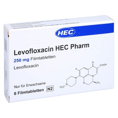 Levofloxacin HEC Pharm 250 mg Filmtabletten