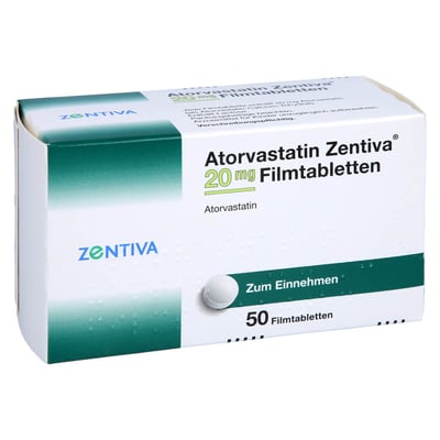 Atorvastatin Zentiva 20 mg