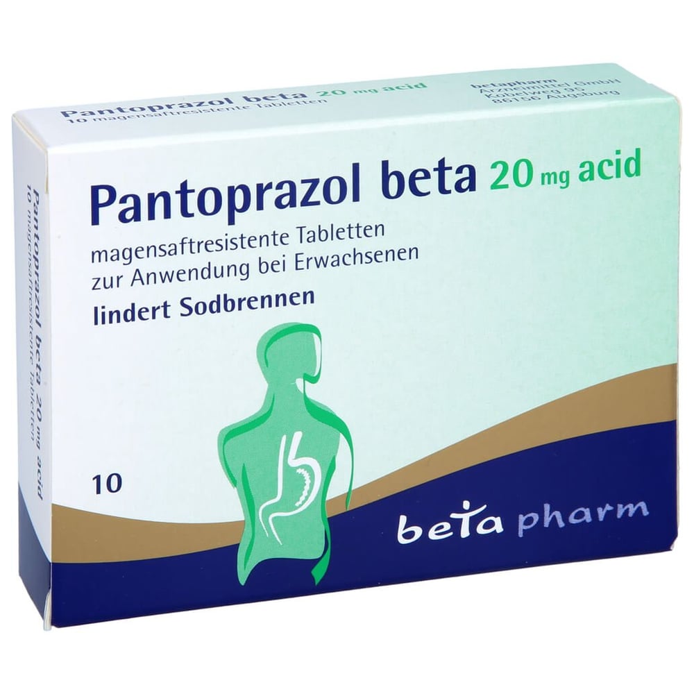 Pantoprazol beta 20 mg acid