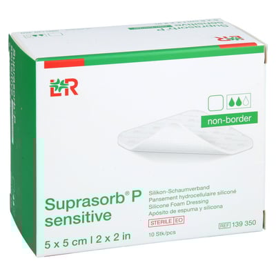 Suprasorb P sensitive PU-Schaum.non bor.5x5cm