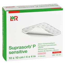 Suprasorb P sensitive PU-Schaum.non.bor.10x10 cm