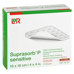 Suprasorb P sensitive PU-Schaum.non.bor.10x10cm