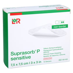 Suprasorb P sensitive 7,5x7,5 cm