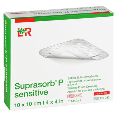 Suprasorb P sensitive PU-Schaum.bor.lite 10x10 cm Produktbild 1