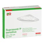 Suprasorb P sensitive7,5x7,5 cm Produktbild 1