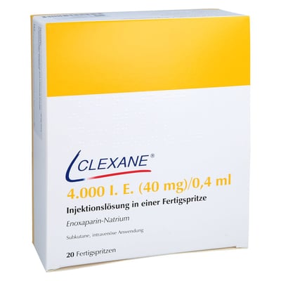 Clexane 4000 I.E. (40 mg)/0,4 ml Injektionslösung