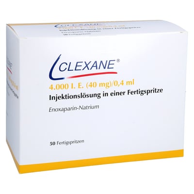 Clexane 4000 I.E. (40 mg)/0,4 ml Injektionslösung