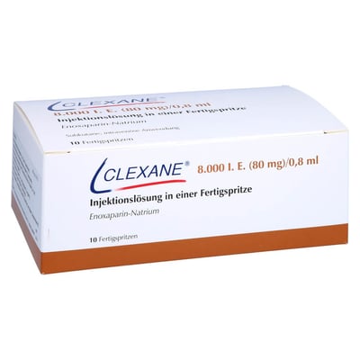 Clexane 8000 I.E. (80 mg)/0,8 ml Injektionslösung