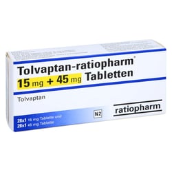 Tolvaptan-ratiopharm 15 mg + 45 mg Tabletten