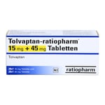 Tolvaptan-ratiopharm 15 mg + 45 mg Tabletten