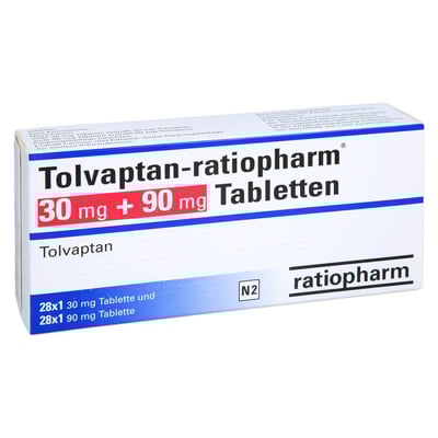 Tolvaptan-ratiopharm 30 mg + 90 mg Tabletten