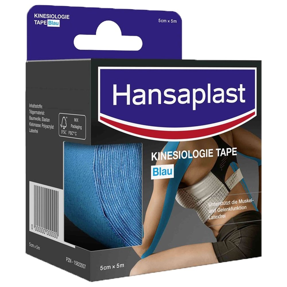 Hansaplast Sport Kinesiologie Tape Blau