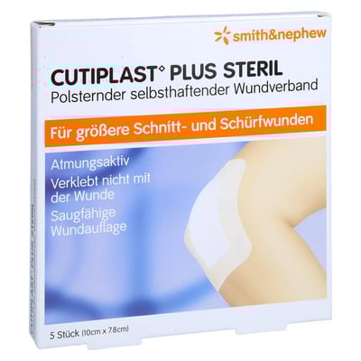 Cutiplast Plus steril 7,8x10 cm Verband B2B Medical