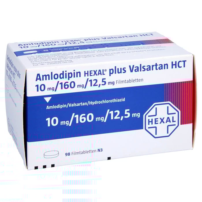 AMLODIPIN HEXAL plus Valsartan HCT 10mg/160mg/12,5