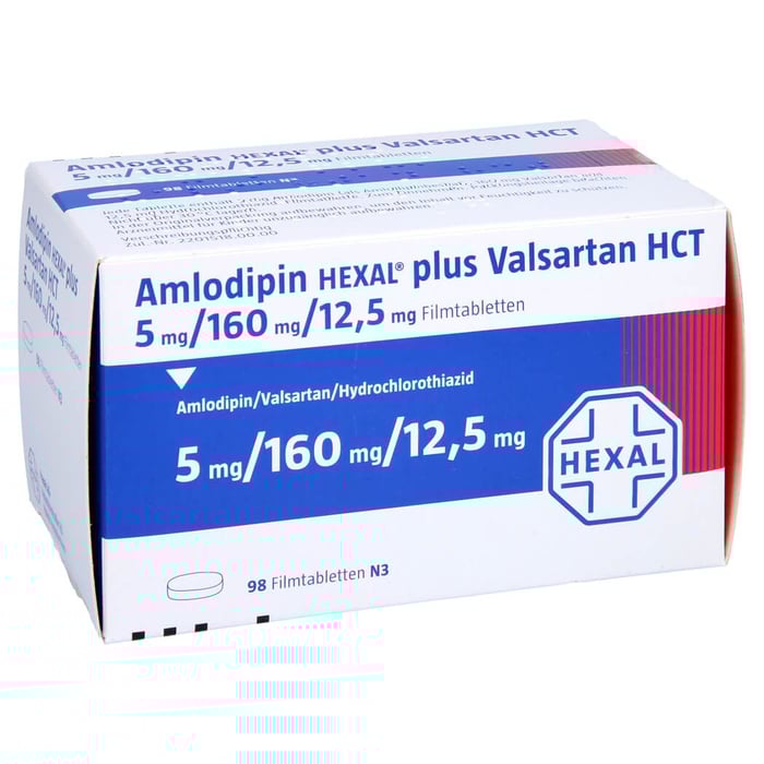 AMLODIPIN HEXAL plus Valsartan HCT 5mg/160mg/12,5