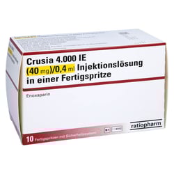 Crusia 4000 I.E. (40 mg)/0,4 ml Injektionslösung