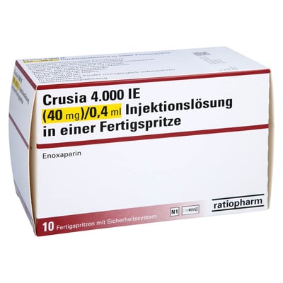 Crusia 4000 I.E. (40 mg)/0,4 ml Injektionslösung