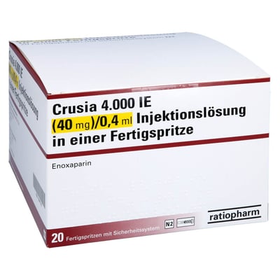 Crusia 4000 I.E. (40 mg)/0,4 ml Injektionslösung