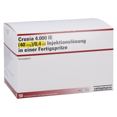 Crusia 4000 I.E. (40 mg)/0,4 ml Injektionslösung