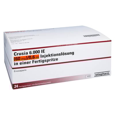 Crusia 6000 I.E. (60 mg)/0,6 ml Injektionslösung