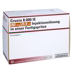 Crusia 8000 I.E. (80 mg)/0,8 ml Injektionslösung