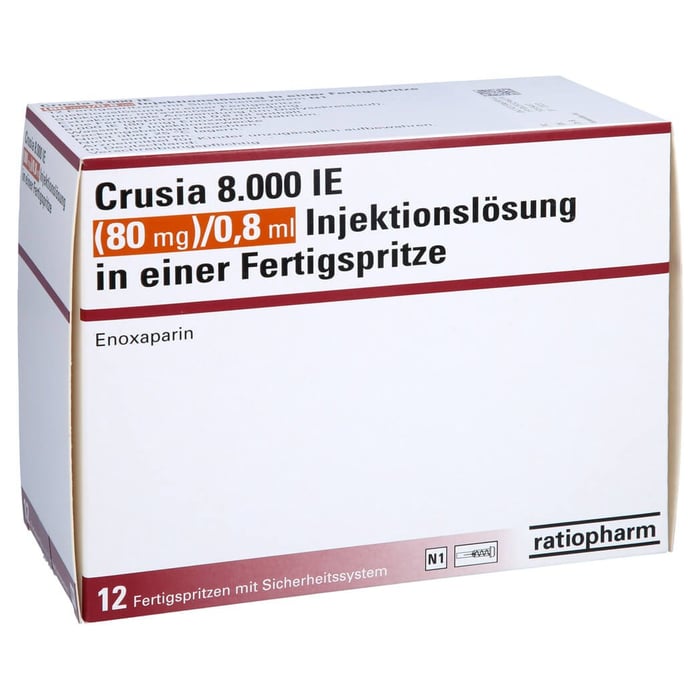 Crusia 8000 I.E. (80mg)/0,8ml Injektionslösung