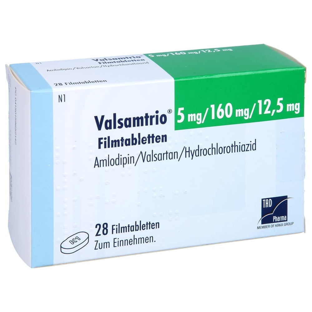 Valsamtrio 5 mg/160 mg/12,5 mg