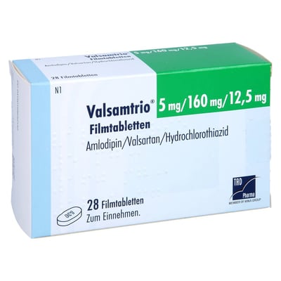 Valsamtrio 5 mg/160 mg/12,5 mg