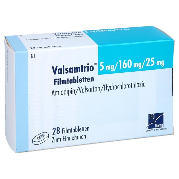 Valsamtrio 5mg/160mg/25mg