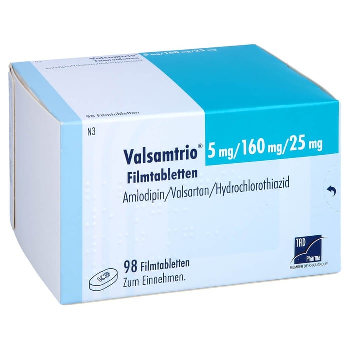 Valsamtrio 5mg/160mg/25mg